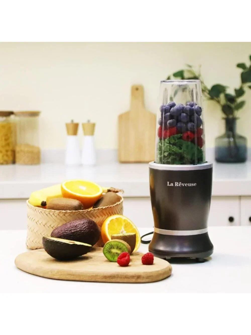 Compact Personal Smoothie Blender Set - 250W, BPA-Free, Perfect for Shakes